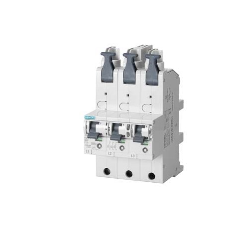 Siemens 5SP3835-2 Main miniature circuit breaker (SHU), 3x 1-pole, E 35A, 230/400 V Mounting on 40 mm busbars