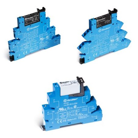 Finder 386100120060 38 Series Relay Interface Modules (EMR or SSR) 0.1-2-6-8 A