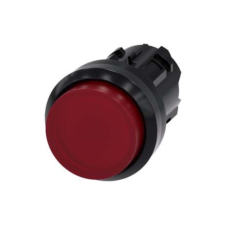 SIEMENS 3SU1001-0BB20-0AA0 3SU1001-0BB20-0AA0 SIEMENS Illuminated pushbutton, 22 mm, round, plastic, red, pushbutton, raised momentary ..
