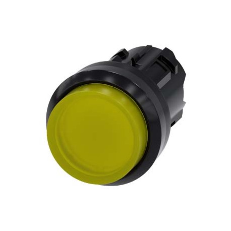 SIEMENS 3SU1001-0BB30-0AA0 3SU1001-0BB30-0AA0 SIEMENS Illuminated pushbutton, 22 mm, round, plastic, yellow, pushbutton, raised momenta..