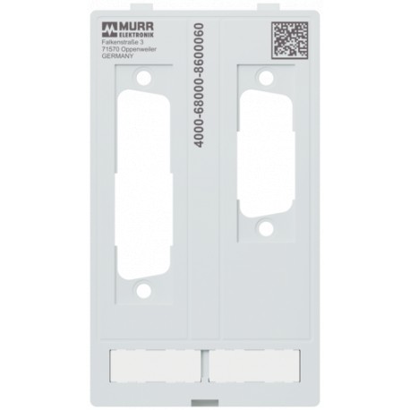 MURRELEKTRONIK 4000-68000-8600060 4000-68000-8600060 MURRELEKTRONIK MODLINK MSDD DATA INSERT1xSUB-D15 + 1xSUB-D25 cut-out