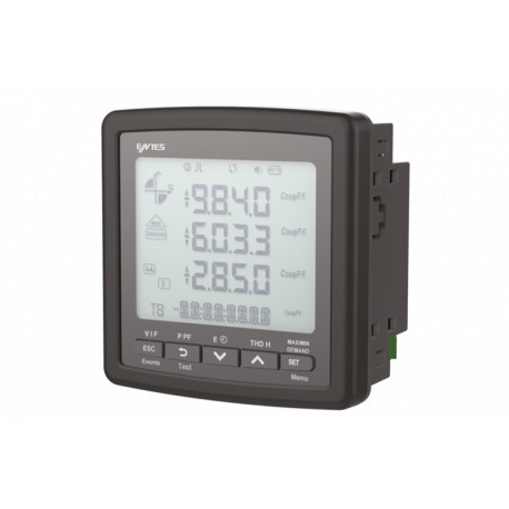 Entes 40101022 ANALIZADOR DE REDES TRIFÁSICO MODULAR CON PANTALLA LCD, Diseñado para ser usado en la medida ..