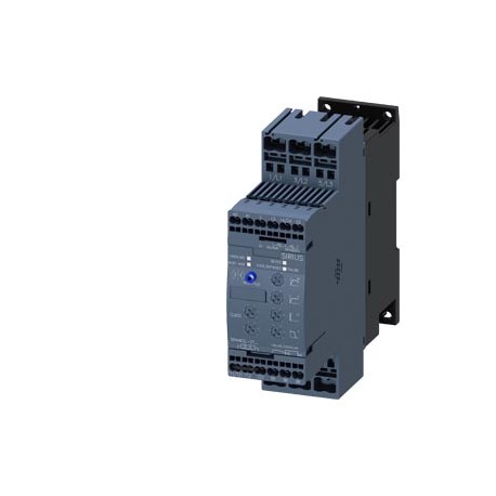 Siemens 3RW4028-2TB04 SIRIUS soft starter S0 38 A, 18.5 kW/400 V, 40 °C 200-480 V AC, 24 V AC/DC spring-type..