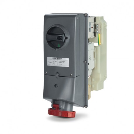 SCAME 402.63834-F 402.63834-F SCAME INTERLOCK.SOCKET 2P+E IP66/IP67 63A 6h
