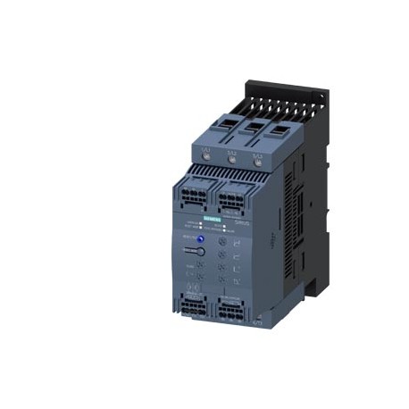 Siemens 3RW4047-2TB04 SIRIUS soft starter S3 106 A, 55 kW/400 V, 40 °C 200-480 V AC, 24 V AC/DC spring-type ..