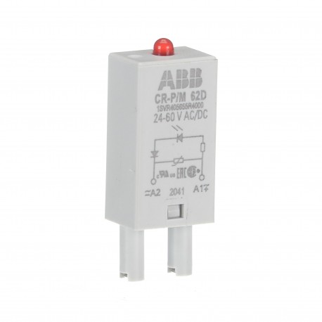 Abb 1SVR405655R1100 CR-P/M 92CV Pluggable module varistor and LED green, 110-230VAC/110VDC