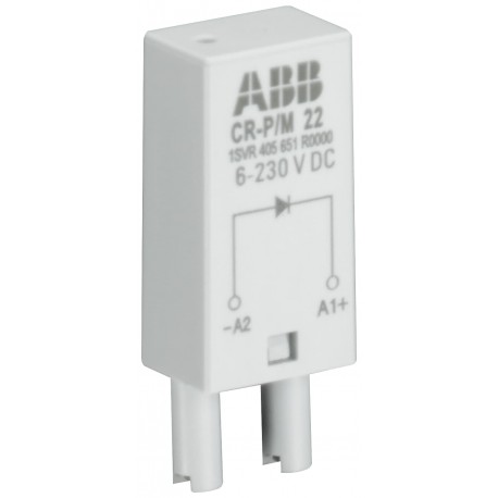 ABB 1SVR405656R2000 1SVR405656R2000 ABB CR-P/M 82 Pluggable module varistor, without LED, 230VAC