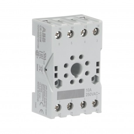 Abb 1SVR405670R1100 CR-U2SM Socket small for 2c/o CR-U relay