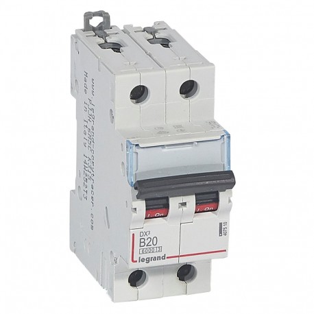 LEGRAND 407510 407510 LEGRAND MAGNET DX3 6/10KA B 2P 20A