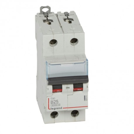 LEGRAND 407511 407511 LEGRAND MAGNET DX3 6/10KA B, 2P, 25A