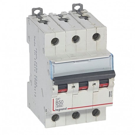 LEGRAND 407566 407566 LEGRAND MAGNET DX3 6/10KA B, 3P, 50A