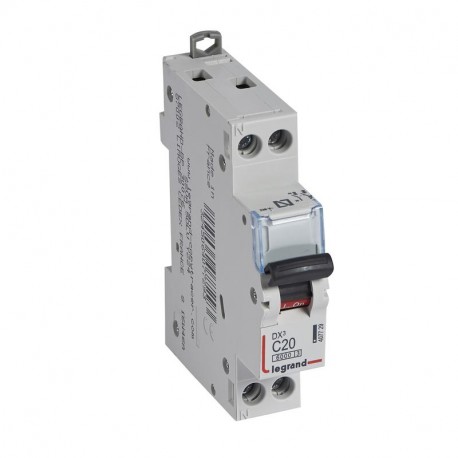 LEGRAND 407729 407729 LEGRAND MAGNET DX3 6/10KA P+N C20 1mod