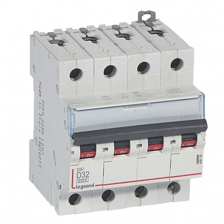 LEGRAND 408150 408150 LEGRAND MAGNET DX3 6/10 KA D 4P 32A