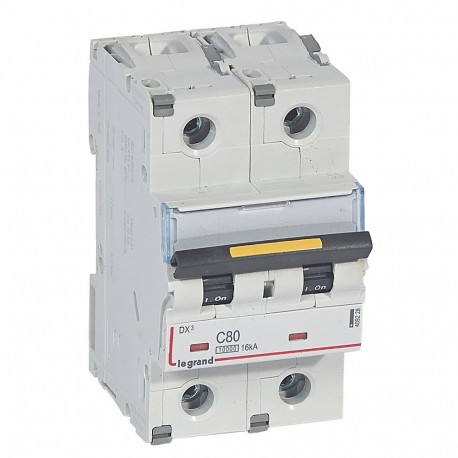 LEGRAND 409228 409228 LEGRAND MAGNET DX3 10/16kA C 2P 80A
