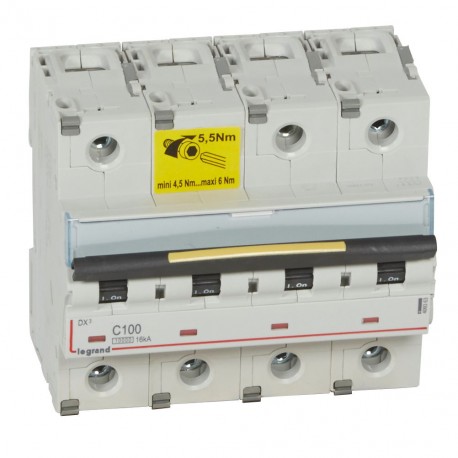 Legrand 409363 MAGNET DX3 10/16kA C 4P 100A