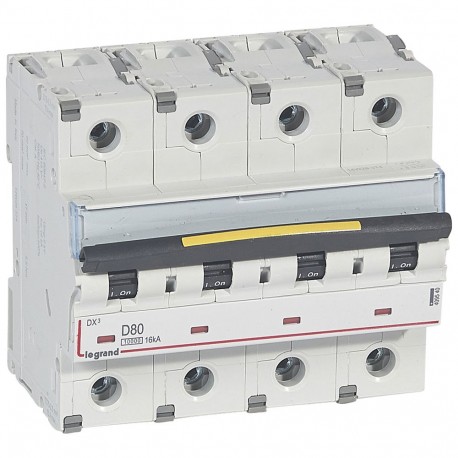 LEGRAND 409540 409540 LEGRAND MAGNET DX3 10/16kA D 4P 80A