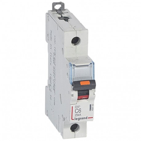 LEGRAND 409753 409753 LEGRAND MAGNET DX3 25kA C 1P 6A