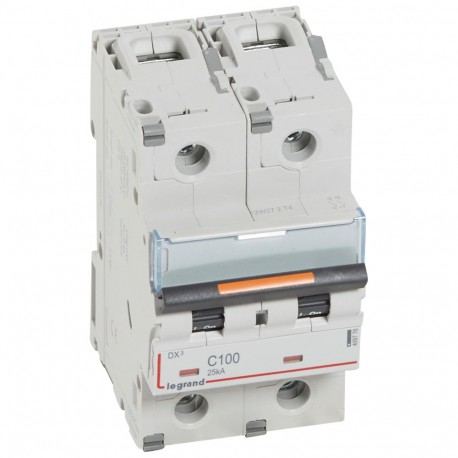 LEGRAND 409776 409776 LEGRAND MAGNET DX3 25kA C 2P 100A