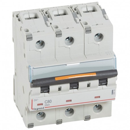 LEGRAND 409788 409788 LEGRAND MAGNET DX3 25kA C 3P 80A
