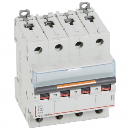 LEGRAND 409792 409792 LEGRAND MAGNET DX3 25kA C 4P 6A