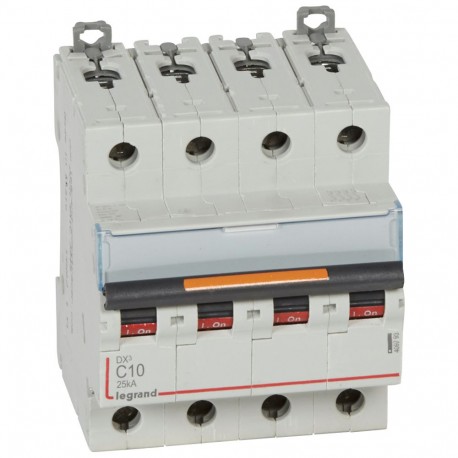 LEGRAND 409793 409793 LEGRAND MAGNET DX3 25kA C 4P 10A