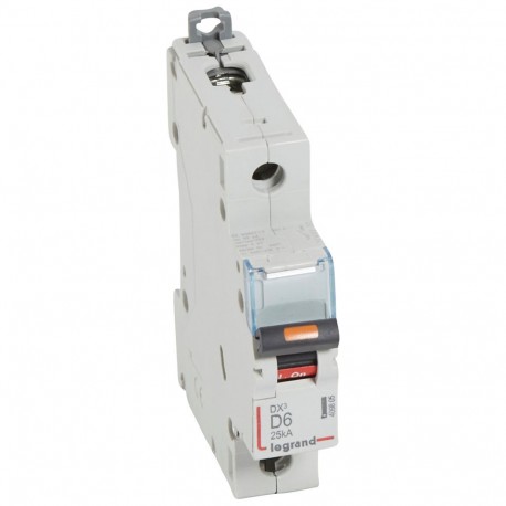 LEGRAND 409805 409805 LEGRAND MAGNET DX3 25kA D 1P 6A