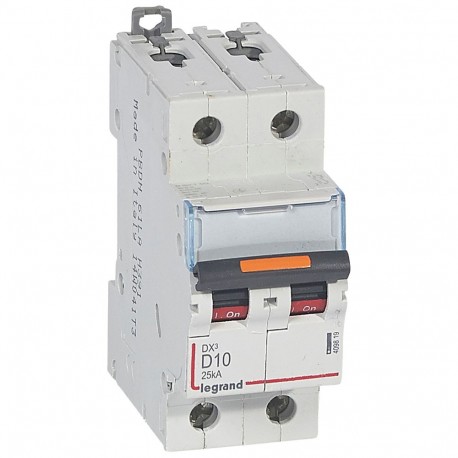 LEGRAND 409819 409819 LEGRAND MAGNET DX3 25kA D 2P 10A
