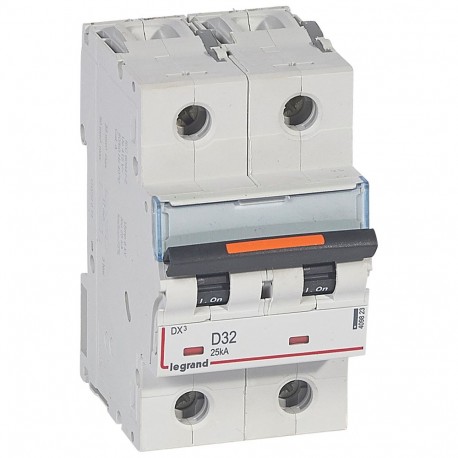 LEGRAND 409823 409823 LEGRAND MAGNET DX3 25kA D 2P 32A
