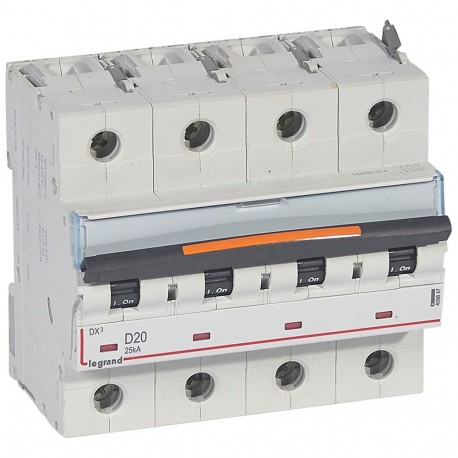 LEGRAND 409847 409847 LEGRAND MAGNET DX3 25kA D 4P 20A