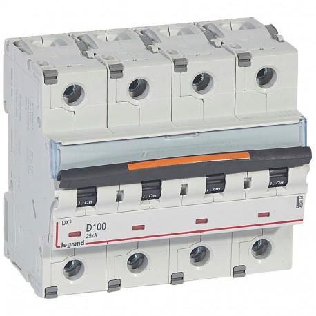 LEGRAND 409854 409854 LEGRAND MAGNET DX3 25kA D 4P 100A