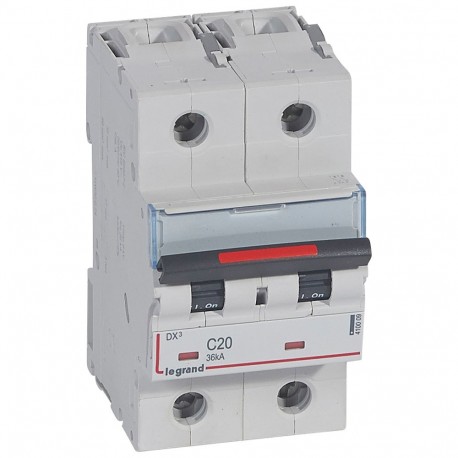 LEGRAND 410009 410009 LEGRAND MAGNET DX3 36kA C 2P 20A