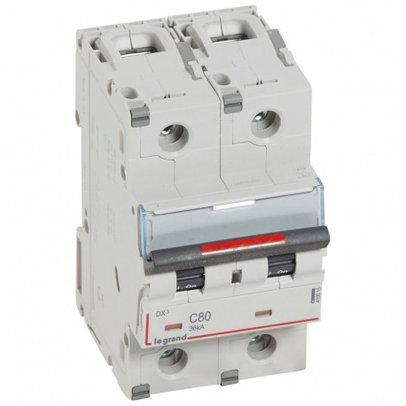 Legrand 410015 MAGNET DX3 36kA C 2P 80A