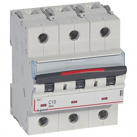 LEGRAND 410020 410020 LEGRAND MAGNET DX3 36kA C 3P 10A