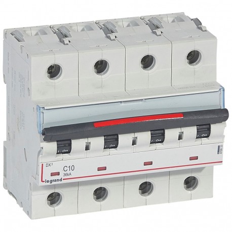 LEGRAND 410033 410033 LEGRAND MAGNET DX3 36kA C 4P 10A