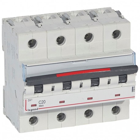 LEGRAND 410035 410035 LEGRAND MAGNET DX3 36kA C 4P 20A