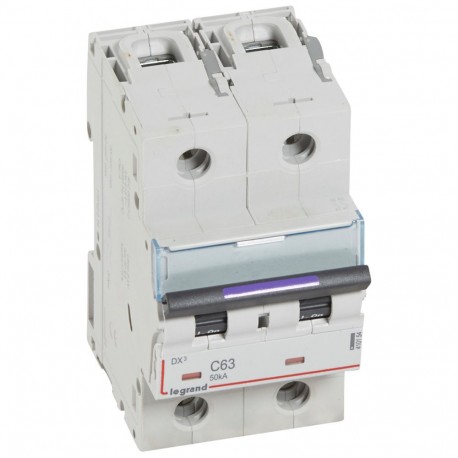 LEGRAND 410154 410154 LEGRAND MAGNET DX3 50kA C 2P 63A