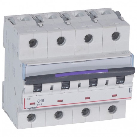 LEGRAND 410174 410174 LEGRAND MAGNET DX3 50kA C 4P 16A