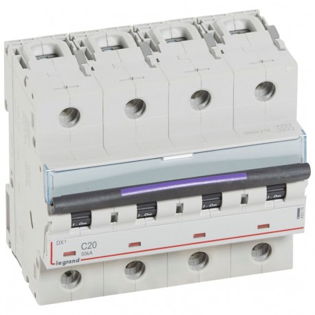 LEGRAND 410175 410175 LEGRAND MAGNET DX3 50kA C 4P 20A
