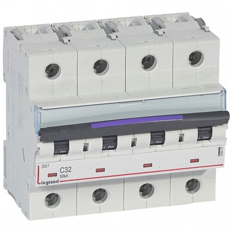 LEGRAND 410177 410177 LEGRAND MAGNET DX3 50kA C 4P 32A
