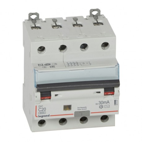 LEGRAND 411187 411187 LEGRAND MAGNET DIFFER DX3 4P 30mA C20