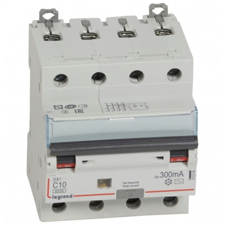 Legrand 411204 MAGNET DIFFER DX3 4P 300mA C10