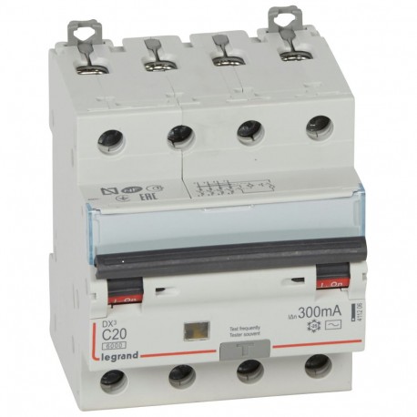 LEGRAND 411206 411206 LEGRAND MAGNET DIFFER DX3 4P 300mA C20
