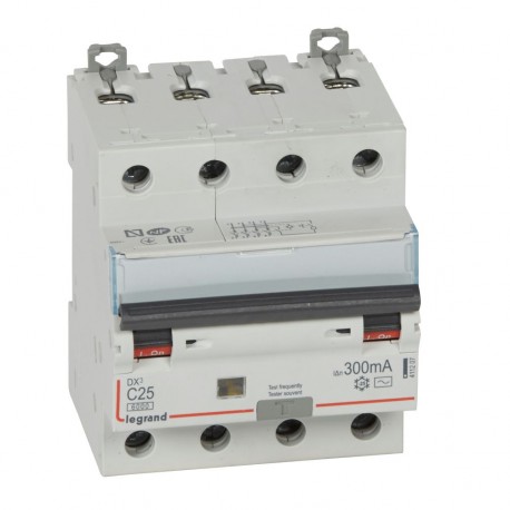 LEGRAND 411207 411207 LEGRAND MAGNET DIFFER DX3 4P 300mA C25
