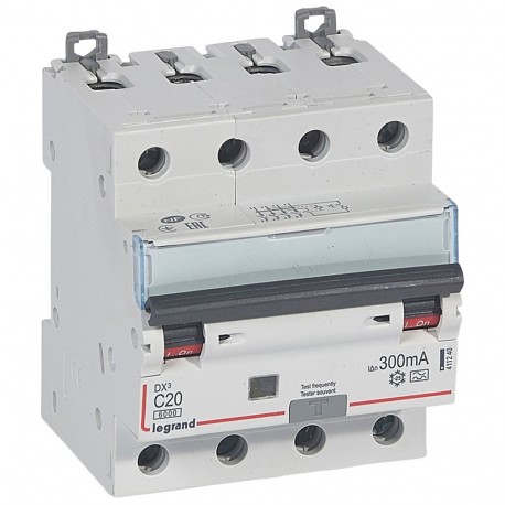 Legrand 411240 MAGNET DIFFER DX3 4P 300mA C20