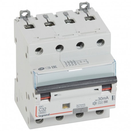 Legrand 411247 MAG DIF DX3 4P 30MA C32 TYPE F