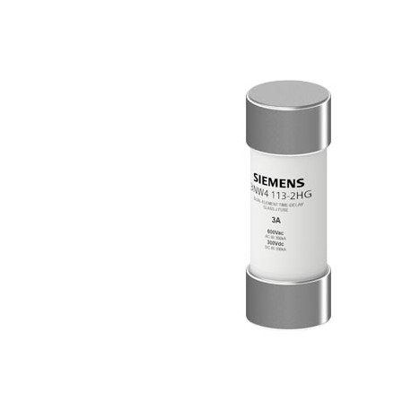 Siemens 3NW4113-2HG Class J fuse link 3 A 600 V time-lag, respect national installation rules!