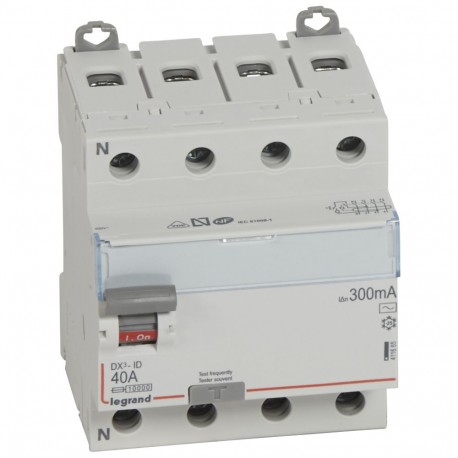 Legrand 411665 DIFFERENTIAL DX3 4/40/300 AC