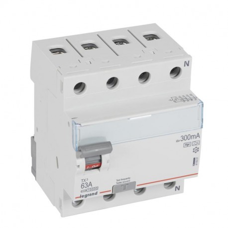 LEGRAND 411821 411821 LEGRAND TX3 ID 4P D 63A 300MA TO-HPI