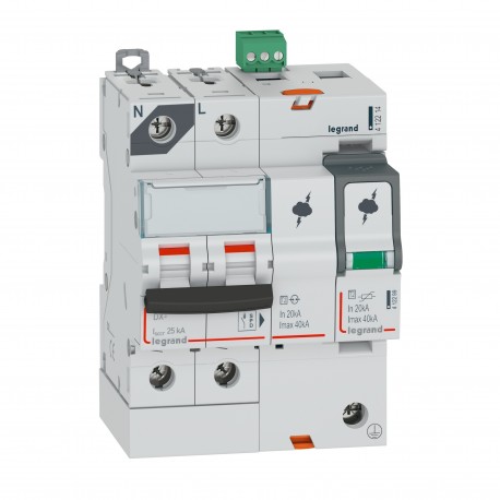 Legrand 412214 LIM SOB+INT T2 40KA 1P+NG +SD