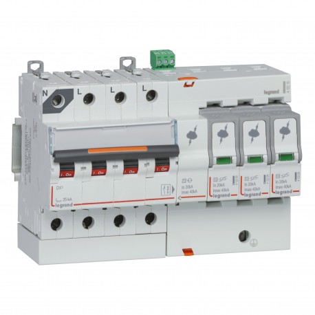 LEGRAND 412215 412215 LEGRAND LIM SOB+INT T2 40KA 3P+NG +SD